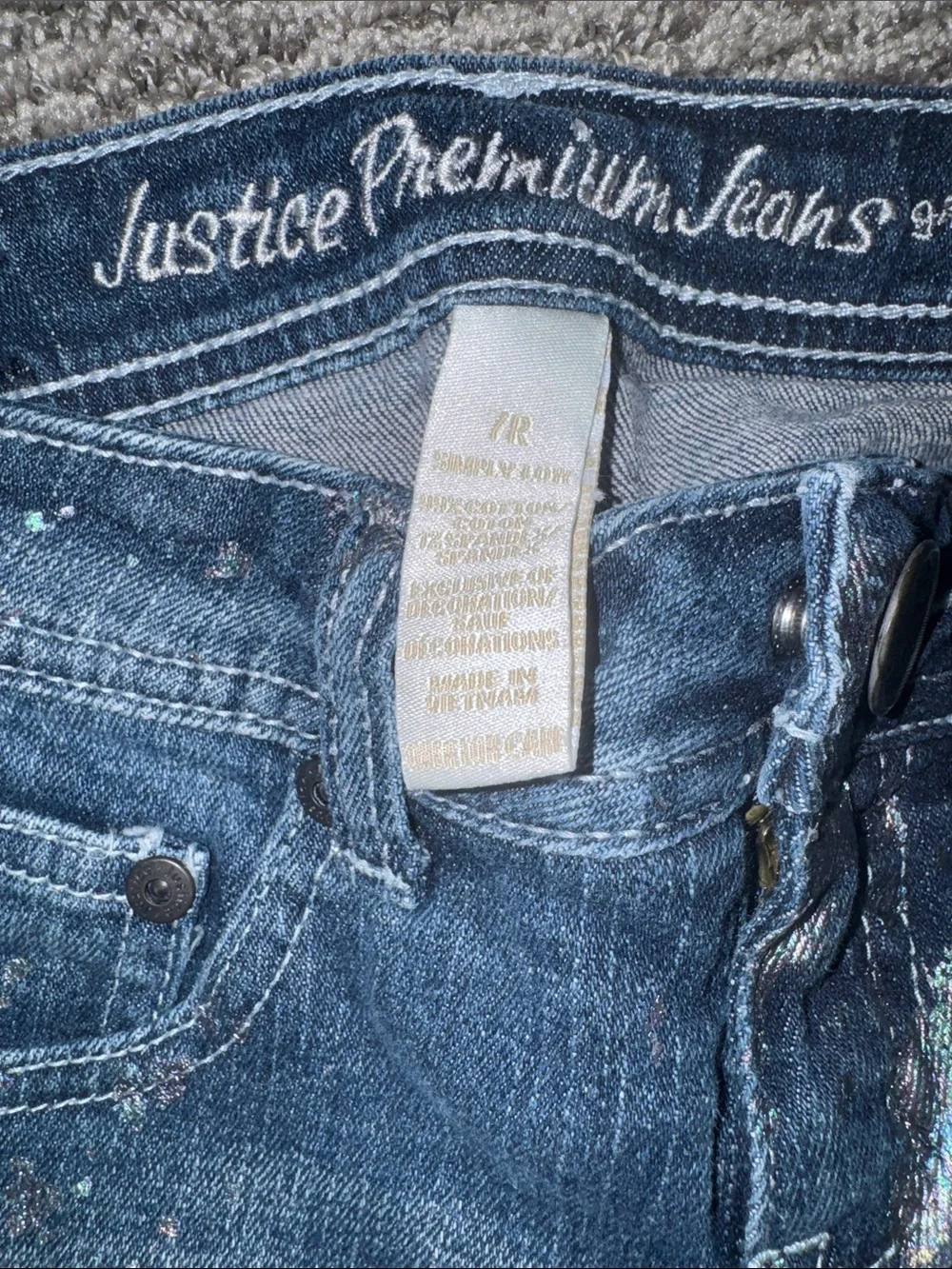 Distressed Premium Denim Shorts - size 7R. !